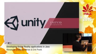J-Fall 2016 Speaker Alexander Chatzizacharias & Erik Pronk – Developing VR apps in Java