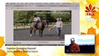 J-Fall 2016 Speaker James Weaver & Sandhya Kapoor – Cognitive Computing Exposed!