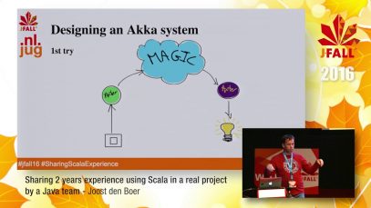 J-Fall 2016 Speaker Joost den Boer – Sharing 2 years experience using Scala in a real project