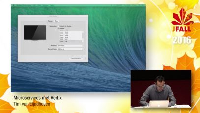 J-Fall 2016 Speaker Tim van Eijndhoven – Microservices met Vert.x