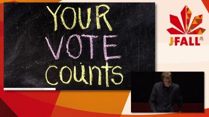 J-Fall 2017 Speaker Hanno Embregts – Building a Spring Boot application: Ask the Audience!