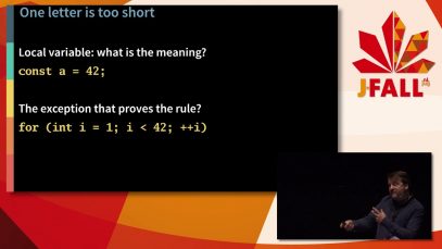 J-Fall 2017 Speaker Peter Hilton – How to name things: the hardest problem in programming