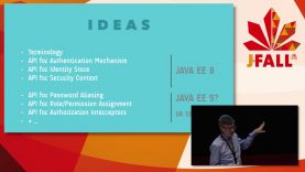 J-Fall 2017 Speaker Rudy de Busscher – Getting started with Java EE Security API