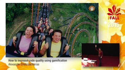 J-Fall 2015 Speaker Alexander Chatzizacharias – How to increase code quality using gamification