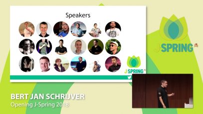 J-Spring 2018: Opening by Bert Jan Schrijver