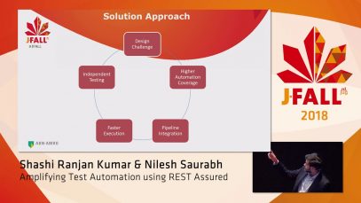 J-Fall 2018: Shashi Ranjan Kumar & Nilesh Saurabh – Amplifying Test Automation using REST Assured