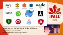 J-Fall 2018: Gebrian uit de Bulten & Thijs Willems – Keynote: Waarom ook jouw kind op de basisschool behoefte heeft aan persoonlijk leren met behulp van Artificial Intelligence