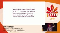 J-Fall 2018: Simon Maple – Common vulnerabilities you wish your Java app didn’t have!