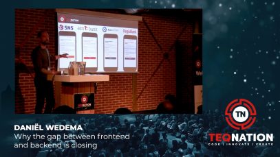 TEQnation 2019: Daniël Wedema – Why the gap between frontend and backend is closing