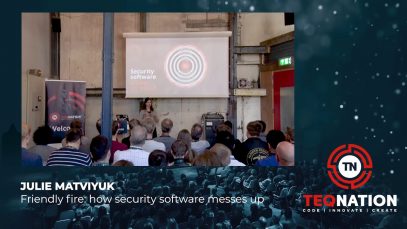 TEQnation 2019: Julie Matviyuk – Friendly fire: how security software messes up