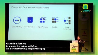 J-Spring 2019: Katherine Stanley –  An introduction to Apache Kafka – this is Event Streaming, not just Messaging