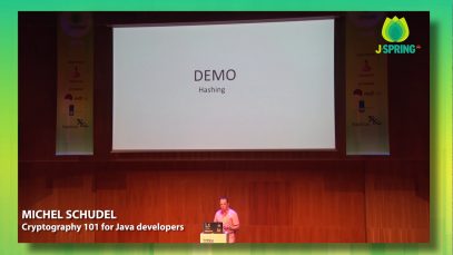 J-Spring 2019: Michel Schudel – Cryptography 101 for Java developers