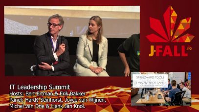 J-Fall 2019: H.J. Knol, H. Seinhorst, M. van Drie & J. van Wijnen – IT Leadership Summit