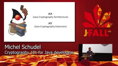 J-Fall 2019: Michel Schudel – Cryptography 101 for Java developers