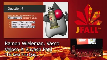 J-Fall 2019: Ramon Wieleman, Vasco Veloso & Suyash Patil – The Java Pub Quiz