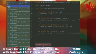 J-Fall 2021: Hanno Embregts – 11 Crazy Things I Didn’t Know You Could Do With Java Until I Got My Java 11 Certification