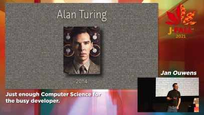 J-Fall 2021: Jan Ouwens – Just enough Computer Science for the busy developer