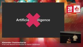 J-Fall 2023: A fun and absurd introduction to Vector Databases – Alexander Chatzizacharias