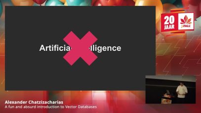 J-Fall 2023: A fun and absurd introduction to Vector Databases – Alexander Chatzizacharias