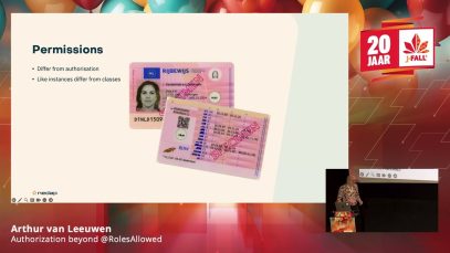 J-Fall 2023: Authorization beyond @RolesAllowed – Arthur van Leeuwen