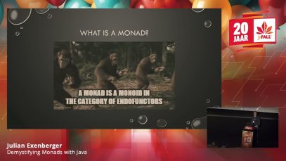 J-Fall 2023: Demystifying Monads with Java – Julian Exenberger