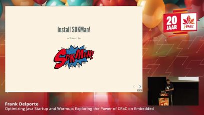 J-Fall 2023: Exploring the Power of CRaC on Embedded – Frank Delporte