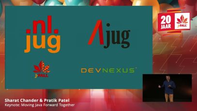 J-Fall 2023: Keynote ‘Moving Java Forward Together’ – Sharat Chander & Pratik Patel