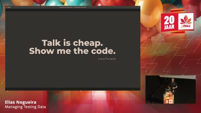 J-Fall 2023: Managing Testing Data – Elias Nogueira