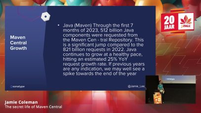 J-Fall 2023: The secret life of Maven Central – Jamie Coleman