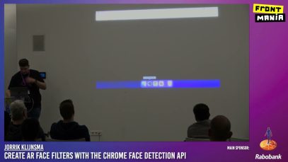 Frontmania 2022: Jorrik Klijnsma – Create AR face filters with the Chrome Face Detection API