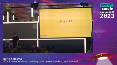 Frontmania ’23 – Jorrik Klijnsma -JSON Schema Validation; A dating show between backend and frontend