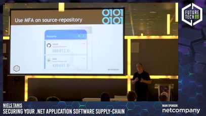 Future Tech 2022: Niels Tanis – Securing your .NET application software supply-chain