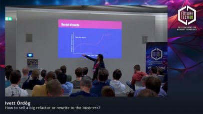 Future Tech 2024: How to sell a big refactor or rewrite to the business? – Ivett Ördög