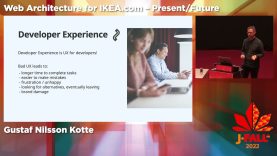 J-Fall 2022: Gustaf Nilsson Kotte – Web Architecture for IKEA.com – Present/Future