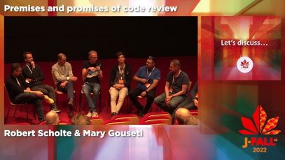 J-Fall 2022: Robert Scholte & Mary Gouseti – Open discussion: Premises and promises of code review