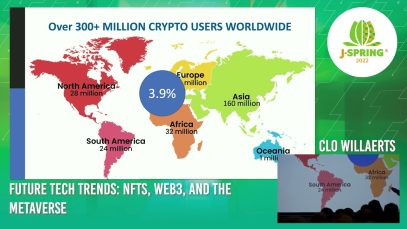 J-Spring 2022: Clo Willaerts – Keynote: Future tech trends: NFTs, Web3, and the Metaverse