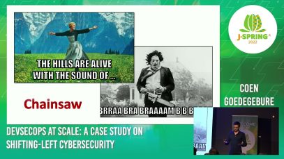J-Spring 2022: Coen Goedegebure – DevSecOps at scale: a case study on shifting-left cybersecurity