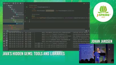 J-Spring 2022: Johan Janssen – Java’s Hidden Gems: Tools and Libraries