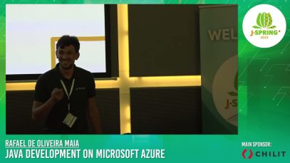 J-Spring 2023: Getting Started with Java Development on Microsoft Azure – Rafael de Oliveira Maia