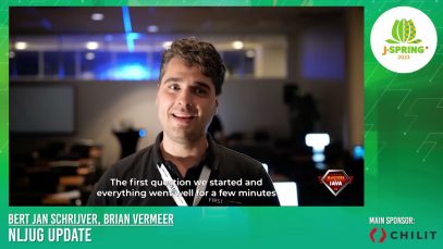 J-Spring 2023: NLJUG UPDATE – Bert Jan Schrijver, Brian Vermeer