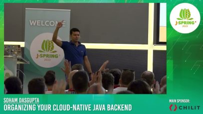 J-Spring 2023: Organizing your cloud-native Java backend – Soham Dasgupta