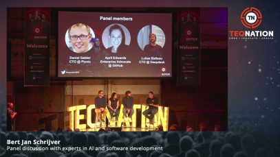 TEQnation 2023: Bert Jan Schrijver, April Edwards, Daniel Gebler & Lukas Batteau – Panel discussion