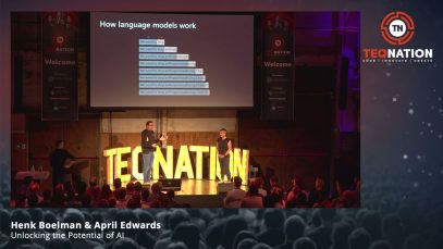 TEQnation 2023: Unlocking the Potential of AI – Henk BoelmanApril Edwards