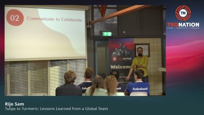 TEQnation 2024: Tulips to Turmeric: Lessons Learned from a Global Team – Rijo Sam