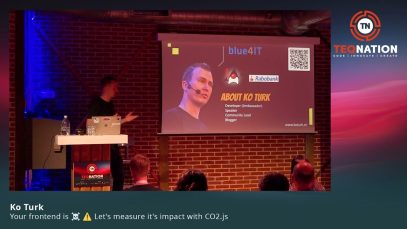 TEQnation 2024: Your frontend is ☠️ ⚠️ Let’s measure it’s impact with CO2.js – Ko Turk